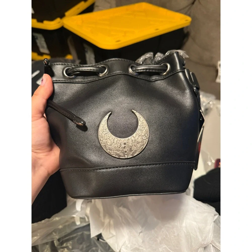 Killstar ozul black satchel style handbag whimsigoth moon witchy